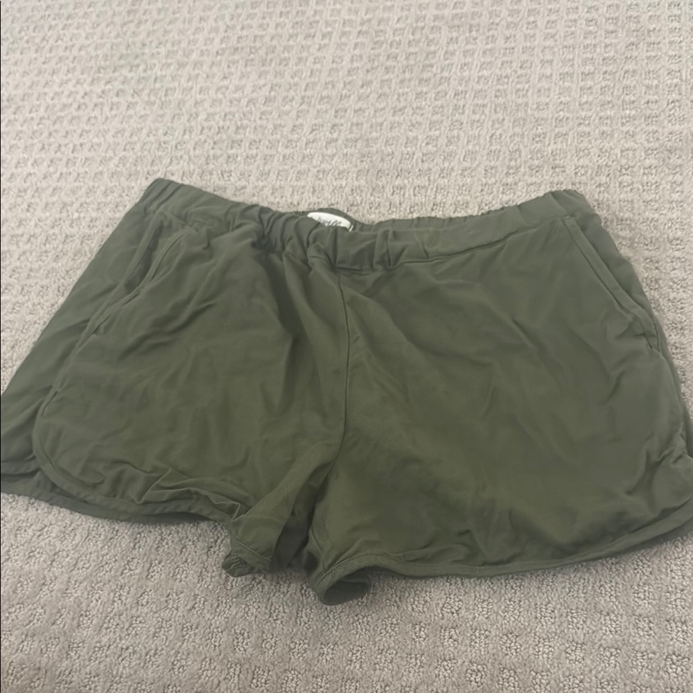 Women's Olive Green Shorts
